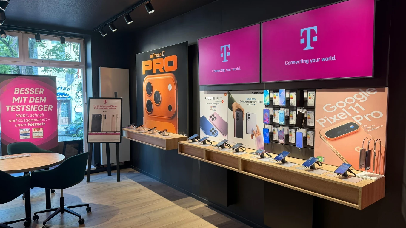 K&F Telecom OHG Shop Innenansicht